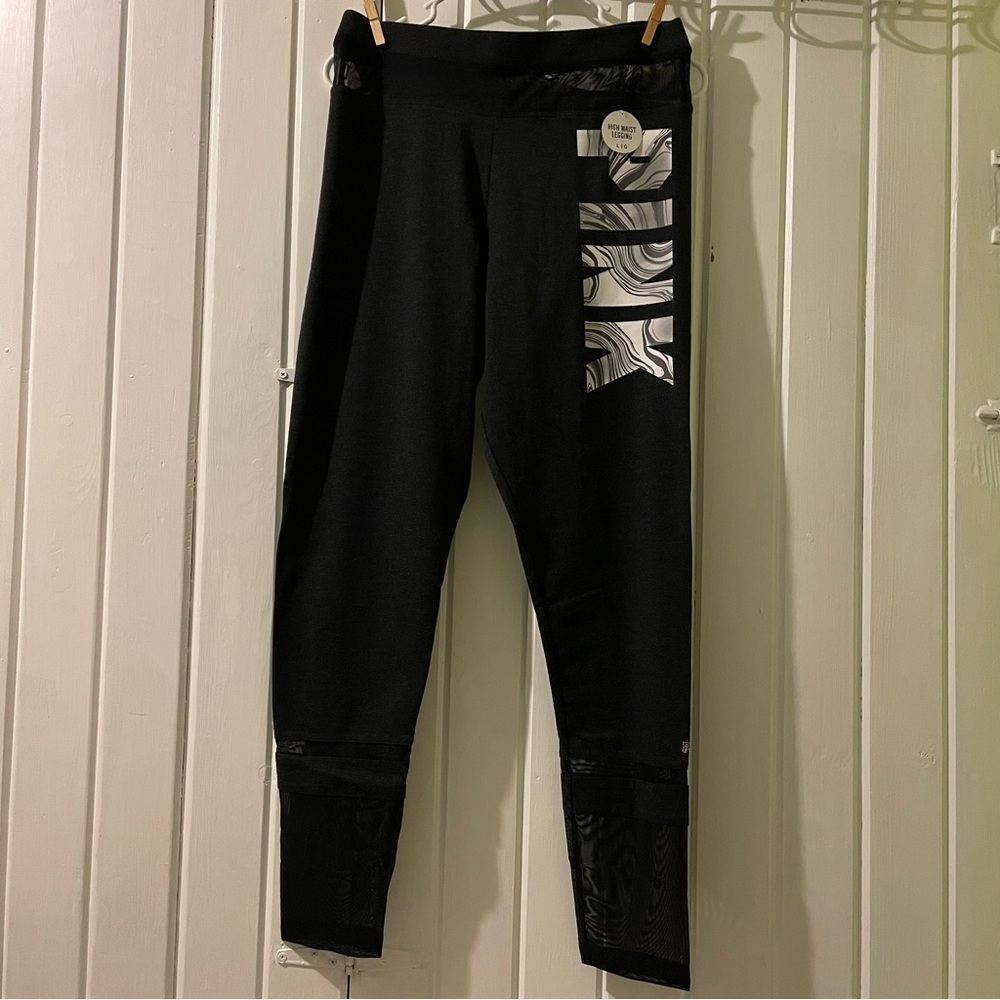 VS. PINK marble leggings-large NWT
